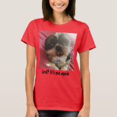 Heer? Ik ben weer Shih Tzu Meme T-shirt (Voorkant)