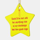 Heer, ik vraag niet om iets anders in mijn voorraa keramisch ornament (Links)