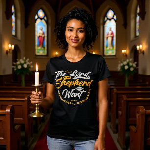 Heer Is Mijn Herder Ik Zal Niet Ontbreken T-shirt
