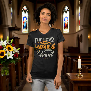 Heer Is Mijn Herder Ik Zal Niet Willen Modern T-shirt
