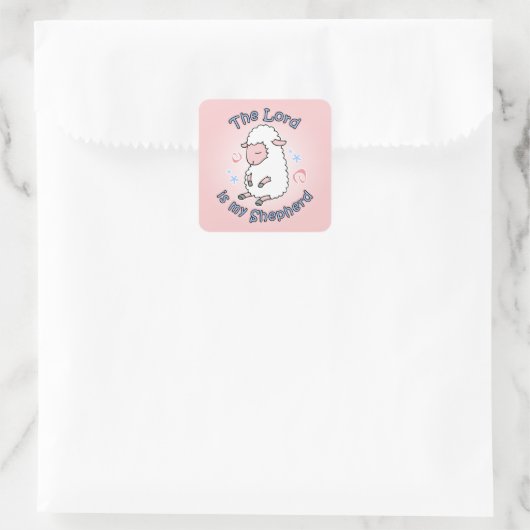 Heer is mijn herder Sticker (Tas)