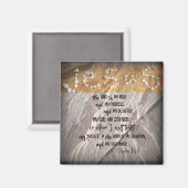 Heer is mijn rotspsalmen magneet (Voorkant / Achterkant)