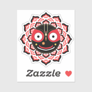 Heer Jagannath Gezicht Chakra Hindoe-deïty Sticker