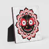 Heer Jagannath Gezicht Chakra Hindoe God Fotoplaat (Voorkant)