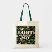 Heer je brengt me vreugde - Rozen Tote Bag (Voorkant)