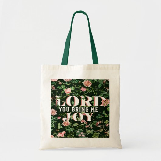 Heer je brengt me vreugde - Rozen Tote Bag (Voorkant)