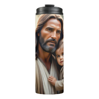 Heer Jezus Christus en kostbaar kind Thermosbeker