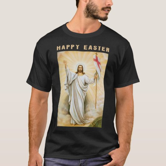 Heer Jezus Christus is Opstanding van Jezus T-shirt (Voorkant)