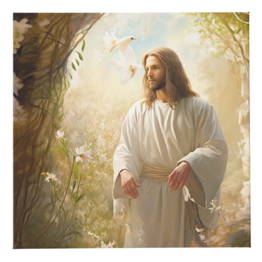 Heer Jezus Photo Cube Kubus (Voorkant)