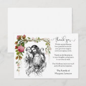 Heer Jezus Religieuze Dankjewel Bedankkaart (Voorkant / Achterkant)