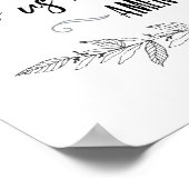 Heer Jezus wordt onze gastgebedsmuurkunst Poster (Hoek)