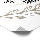 Heer Jezus wordt onze gastgebedsmuurkunst Poster (Hoek)