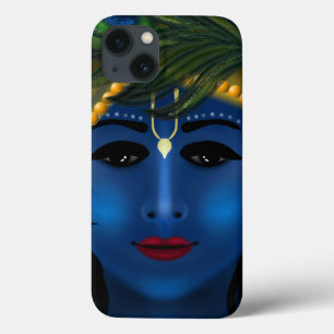 Heer Krishna blauwe aantrekkelijke - Hare Krishna Case-Mate iPhone Case