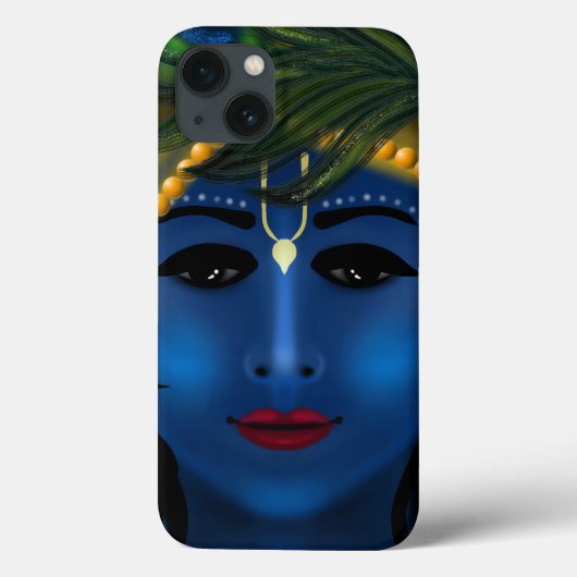 Heer Krishna blauwe aantrekkelijke - Hare Krishna Case-Mate iPhone Case (Achterkant)