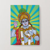 Heer Krishna Button (Voorkant)