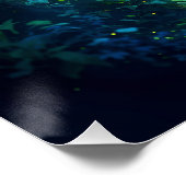 Heer Krishna in Vrindavan, Illustratie Kunst Perfect Poster (Hoek)