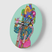 Heer Krishna Wandklok (Hoek)