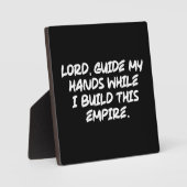 Heer, leid mijn handen – op geloof gebaseerd Motiv Fotoplaat (Voorkant)