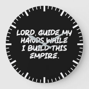 Heer, leid mijn handen – op geloof gebaseerd Motiv Grote Klok