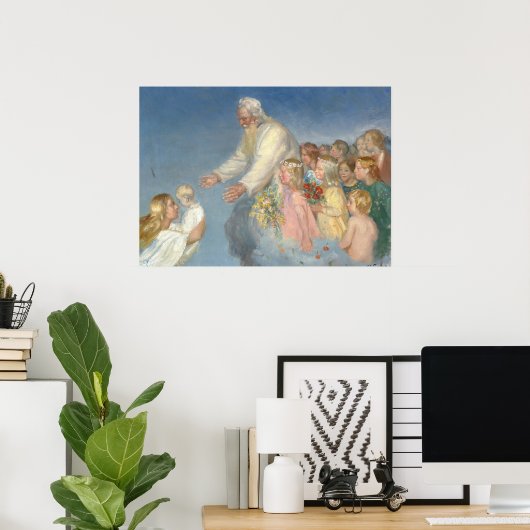 Heer ontvangt het dode kind poster (Thuiskantoor)