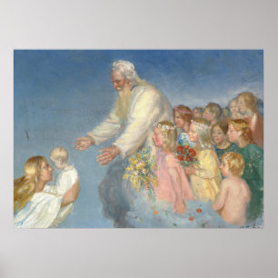 Heer ontvangt het dode kind poster