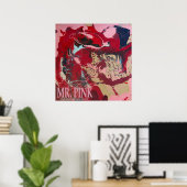 HEER ROZE POSTER (Thuiskantoor)