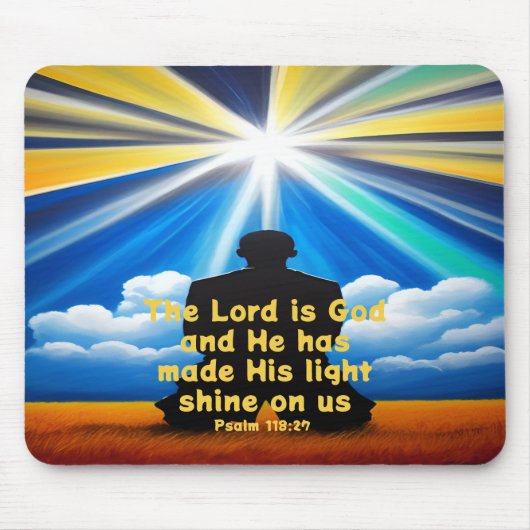 Heer, schijn uw lichte Muismat (Voorkant)