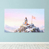 Heer Shiva Canvas Afdruk (Insitu (Houten vloer))