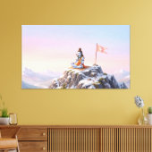 Heer Shiva Canvas Afdruk (Insitu (Woonkamer))