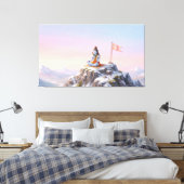 Heer Shiva Canvas Afdruk (Insitu (Slaapkamer))