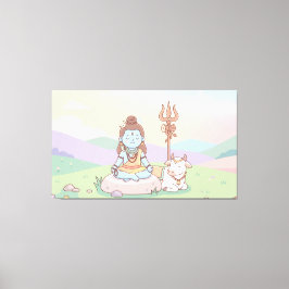 Heer Shiva Canvas Afdruk