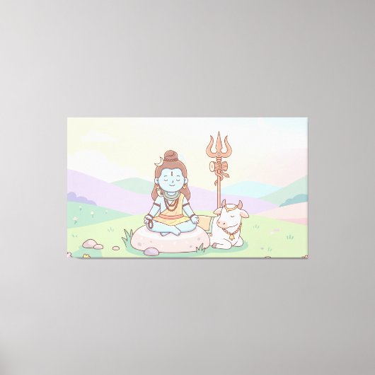 Heer Shiva Canvas Afdruk (Voorkant)