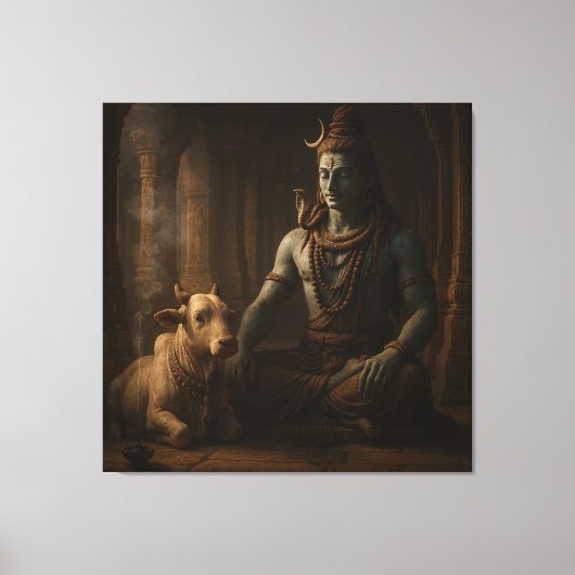 Heer Shiva Canvas Afdruk (Voorkant)