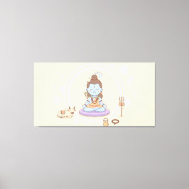 Heer Shiva Canvas Afdruk