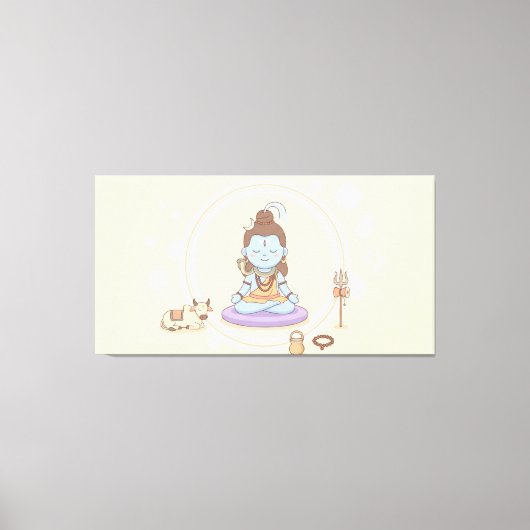 Heer Shiva Canvas Afdruk (Voorkant)