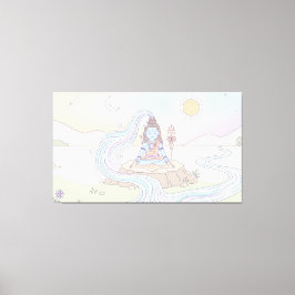 Heer Shiva Canvas Afdruk