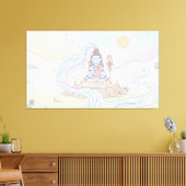 Heer Shiva Canvas Afdruk (Insitu (Woonkamer))