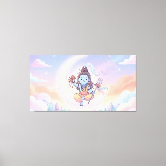 Heer Shiva Canvas Afdruk (Voorkant)