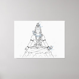 Heer Shiva Canvas Afdruk
