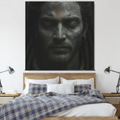 Heer Shiva Canvas Afdruk (Insitu (Slaapkamer))