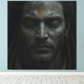 Heer Shiva Canvas Afdruk (Insitu (Houten vloer))
