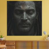 Heer Shiva Canvas Afdruk (Insitu (Woonkamer))