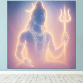 Heer Shiva Canvas Afdruk (Insitu (Houten vloer))