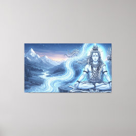 Heer Shiva Canvas Afdruk