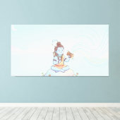 Heer Shiva Canvas Afdruk (Insitu (Houten vloer))