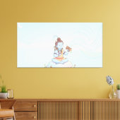 Heer Shiva Canvas Afdruk (Insitu (Woonkamer))