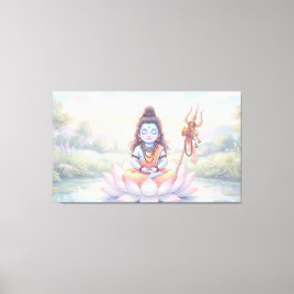 Heer Shiva Canvas Afdruk