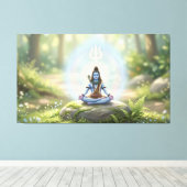 Heer Shiva Canvas Afdruk (Insitu (Houten vloer))