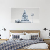 Heer Shiva Canvas Afdruk (Insitu (Slaapkamer))