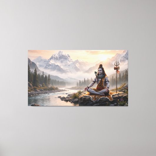 Heer Shiva Canvas Afdruk (Voorkant)